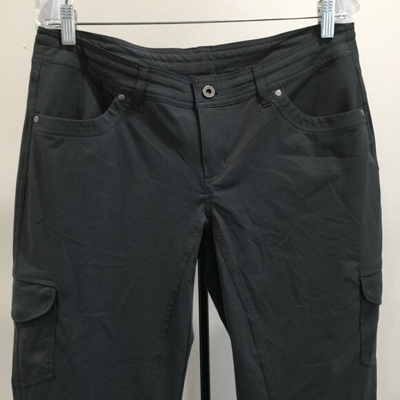 KUHL Dark Gray Adjustable Leg Flap Pockets Drawstring Waist Hiking Active Pant - Picture 6 of 16